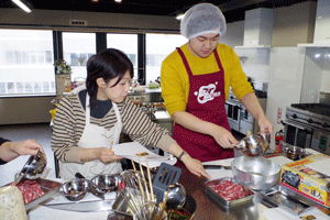 小山さんから調理の工夫についても確認アドバイスが行われた。
